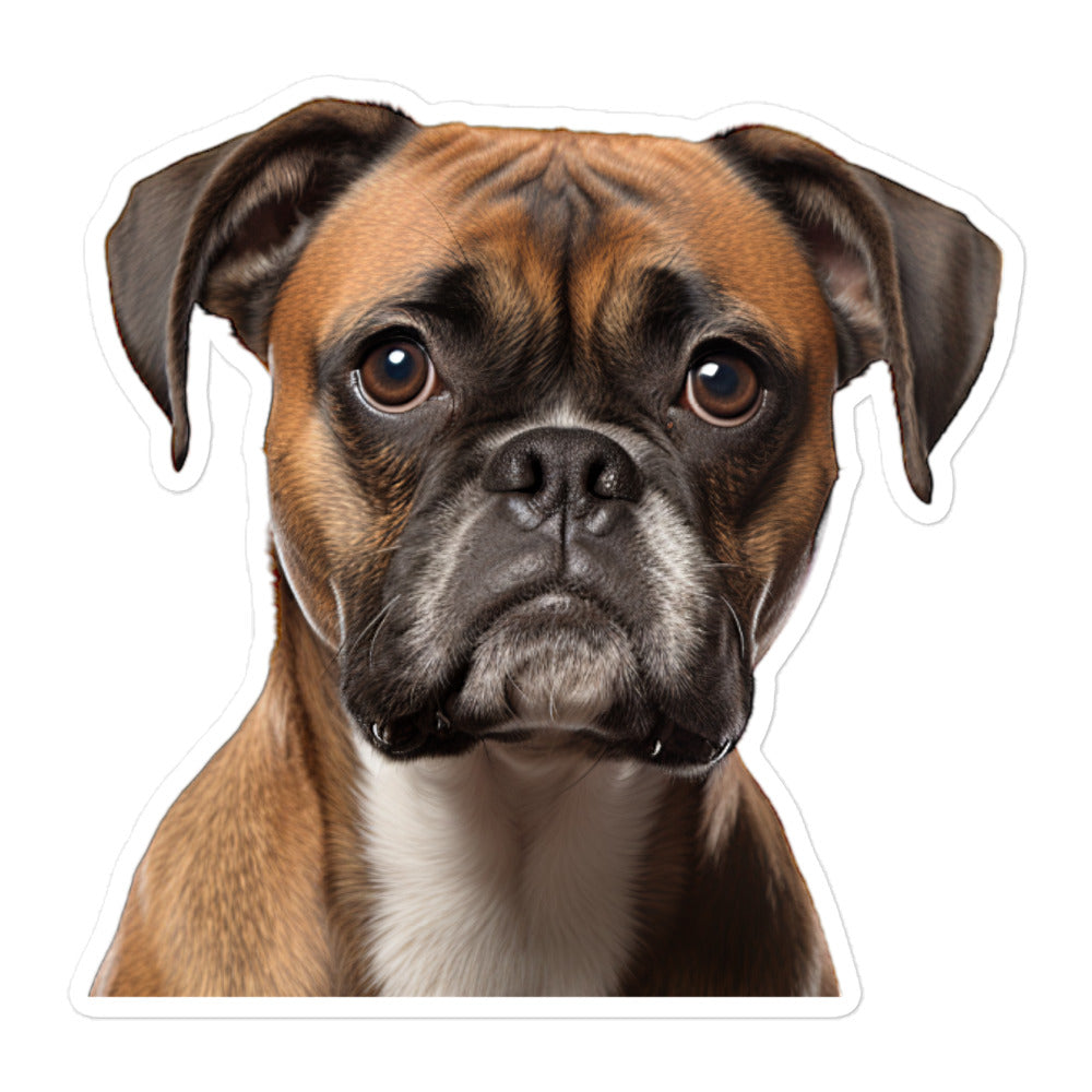 Boxer Sticker - Stickerfy.ai