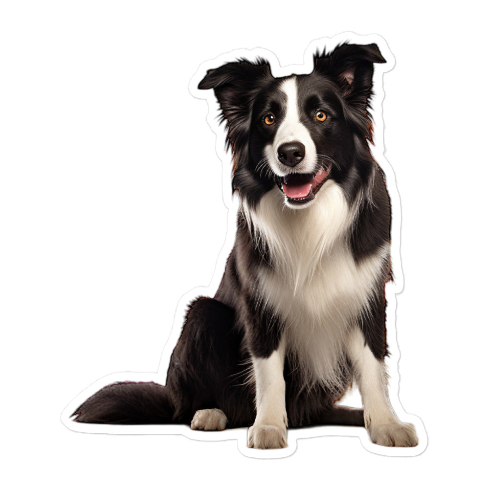 Border Collie Sticker - Stickerfy.ai