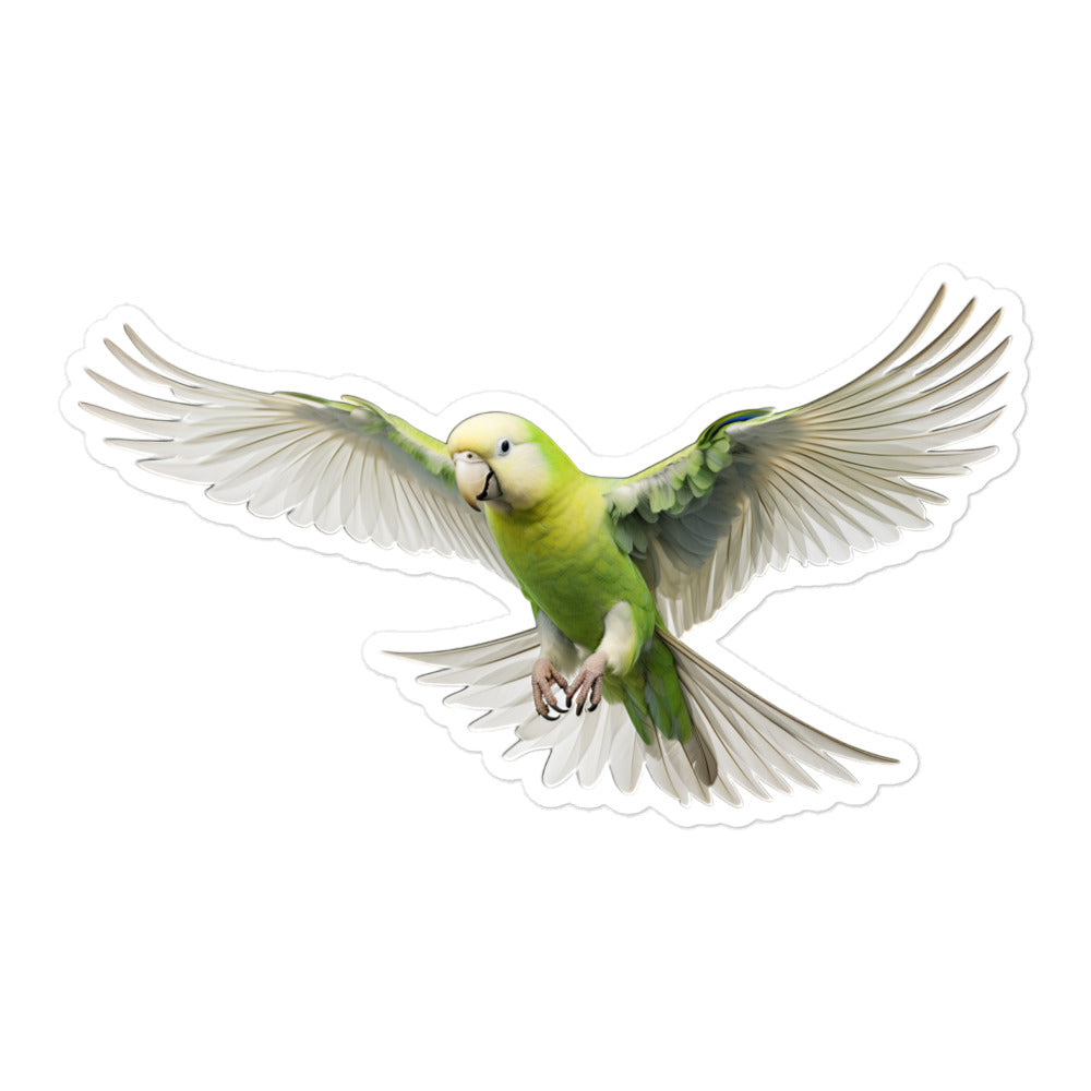 Quaker Parrot Sticker - Stickerfy.ai