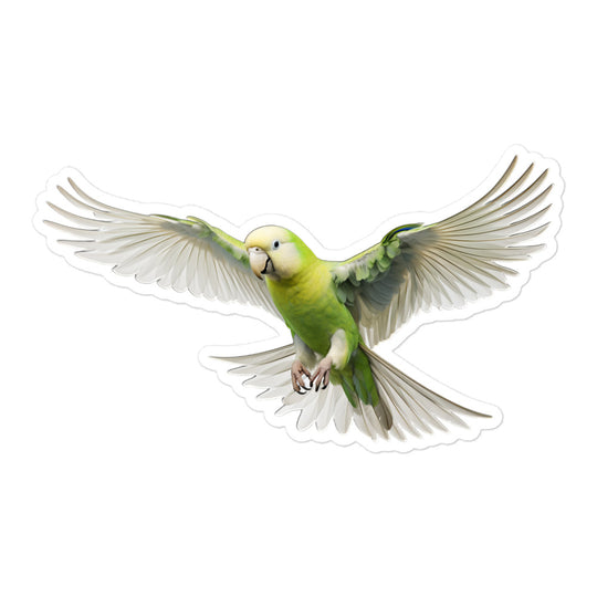 Quaker Parrot Sticker - Stickerfy.ai