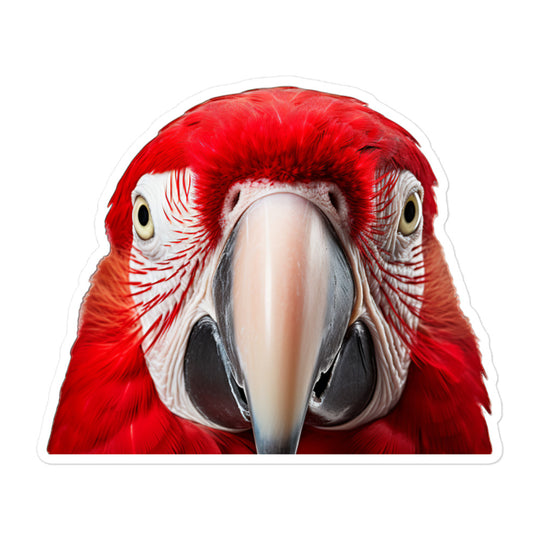 Scarlet Macaw Sticker - Stickerfy.ai