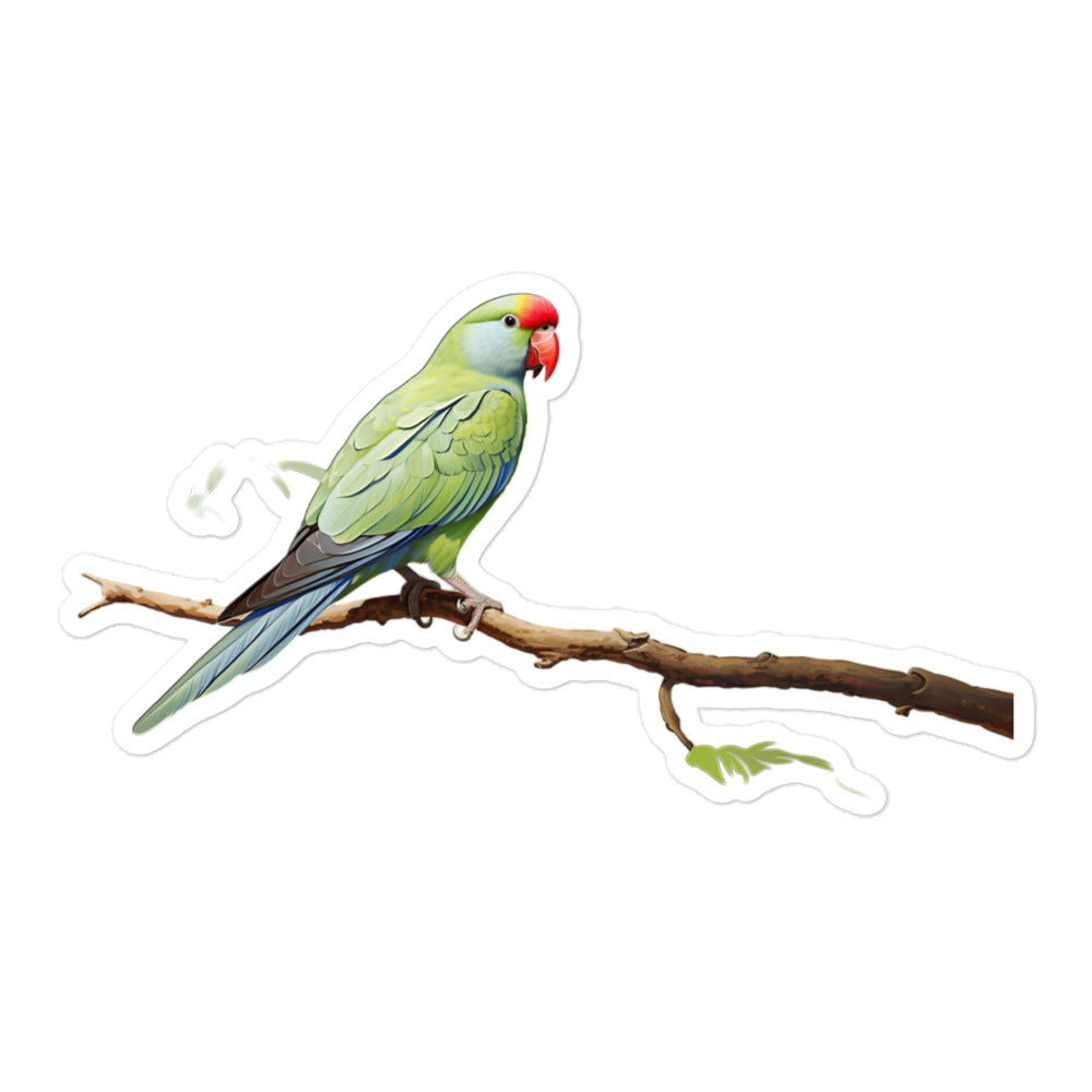 Alexandrine Parakeet Sticker - Stickerfy.ai