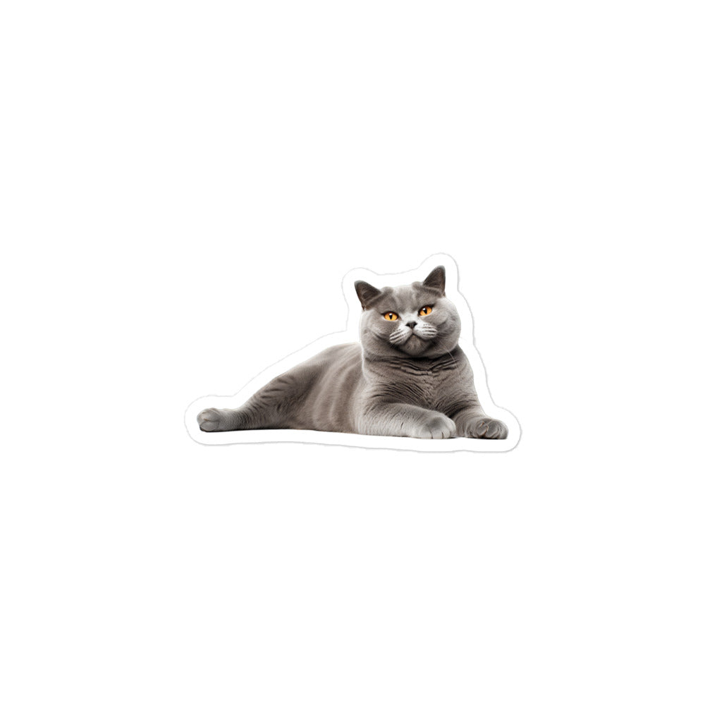 British Shorthair Sticker - Stickerfy.ai