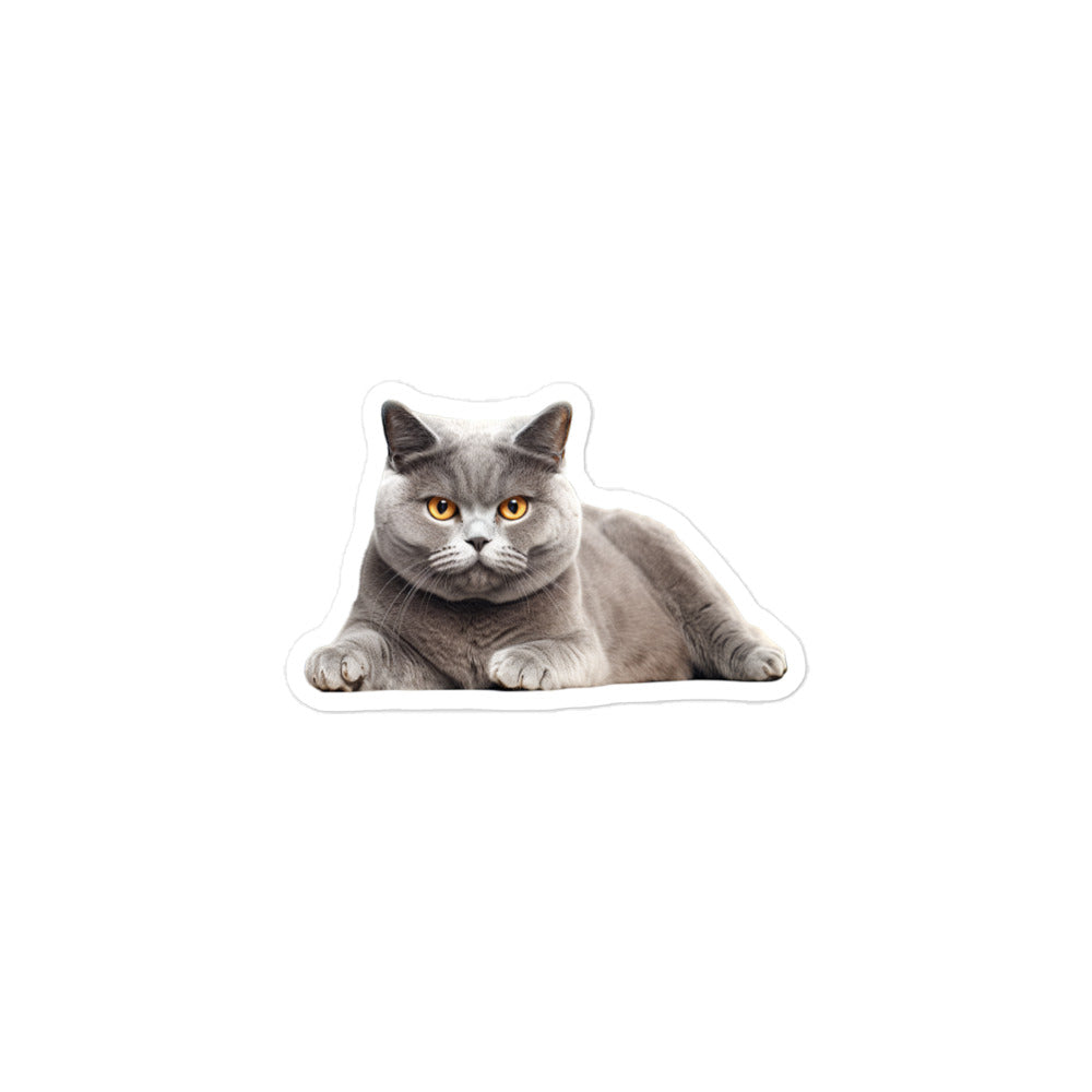 British Shorthair Sticker - Stickerfy.ai