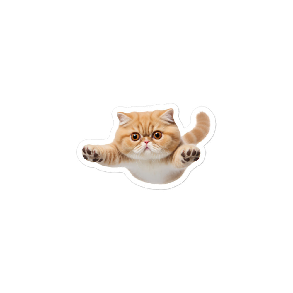 Exotic Shorthair Sticker - Stickerfy.ai