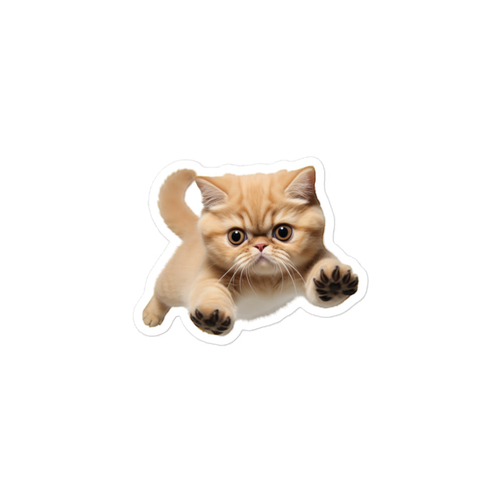 Exotic Shorthair Sticker - Stickerfy.ai