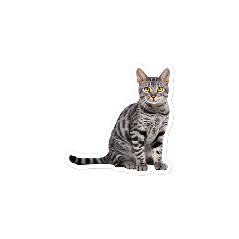 Egyptian Mau Sticker - Stickerfy.ai