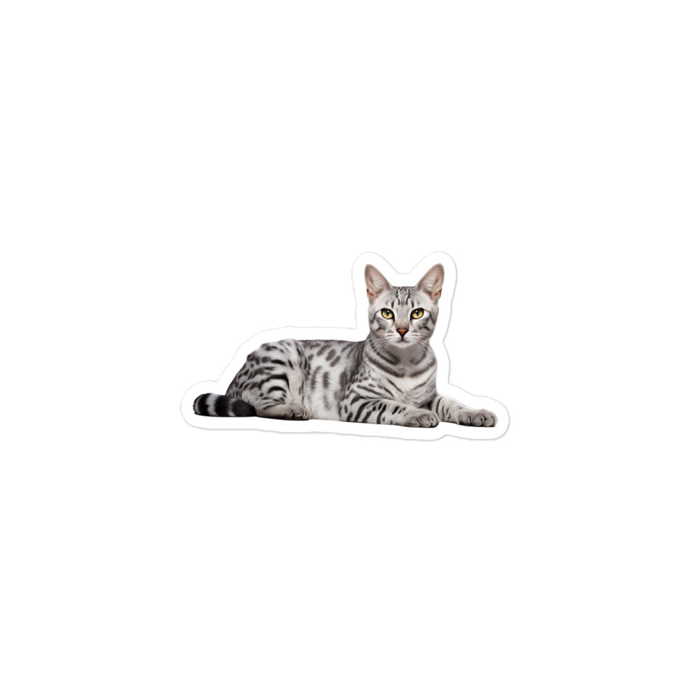 Egyptian Mau Sticker - Stickerfy.ai