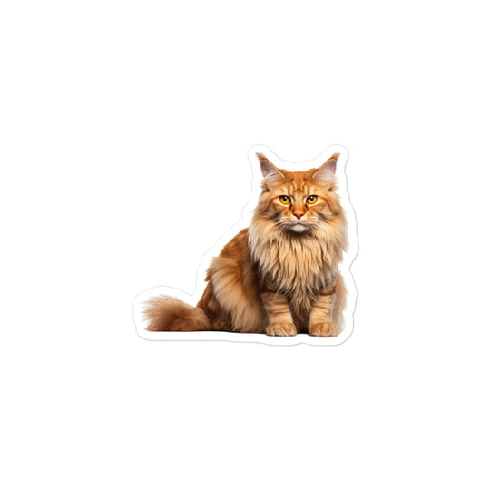 Maine Coon Sticker - Stickerfy.ai