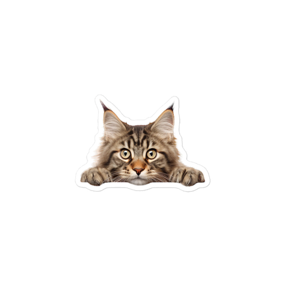 Maine Coon Sticker - Stickerfy.ai