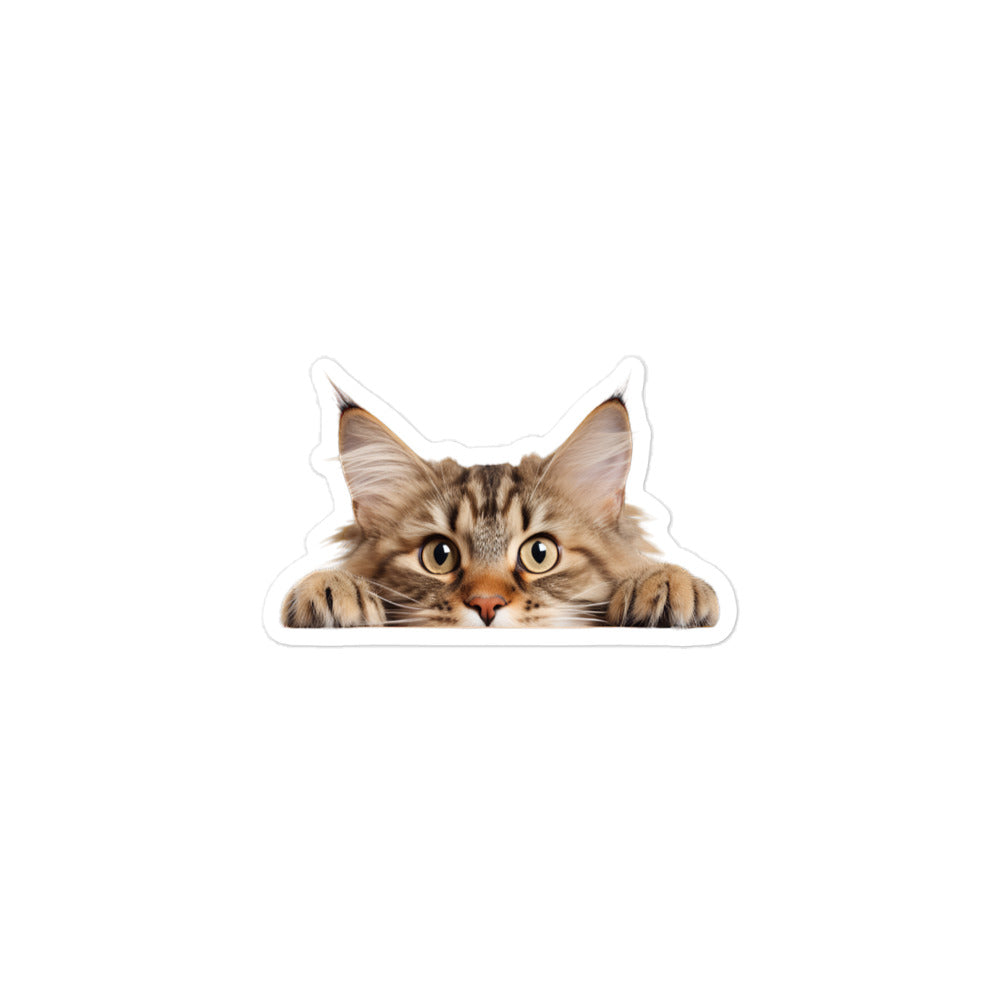 Maine Coon Sticker - Stickerfy.ai