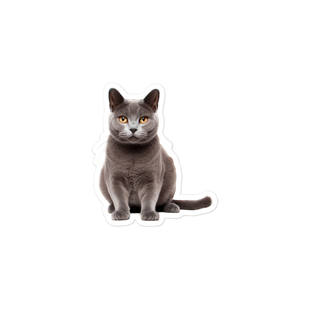 Russian Blue Sticker - Stickerfy.ai