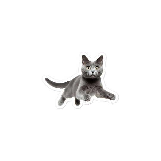 Russian Blue Sticker - Stickerfy.ai