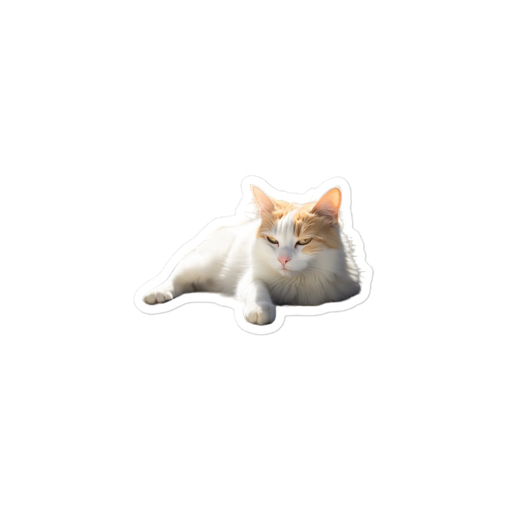 Turkish Van Sticker - Stickerfy.ai