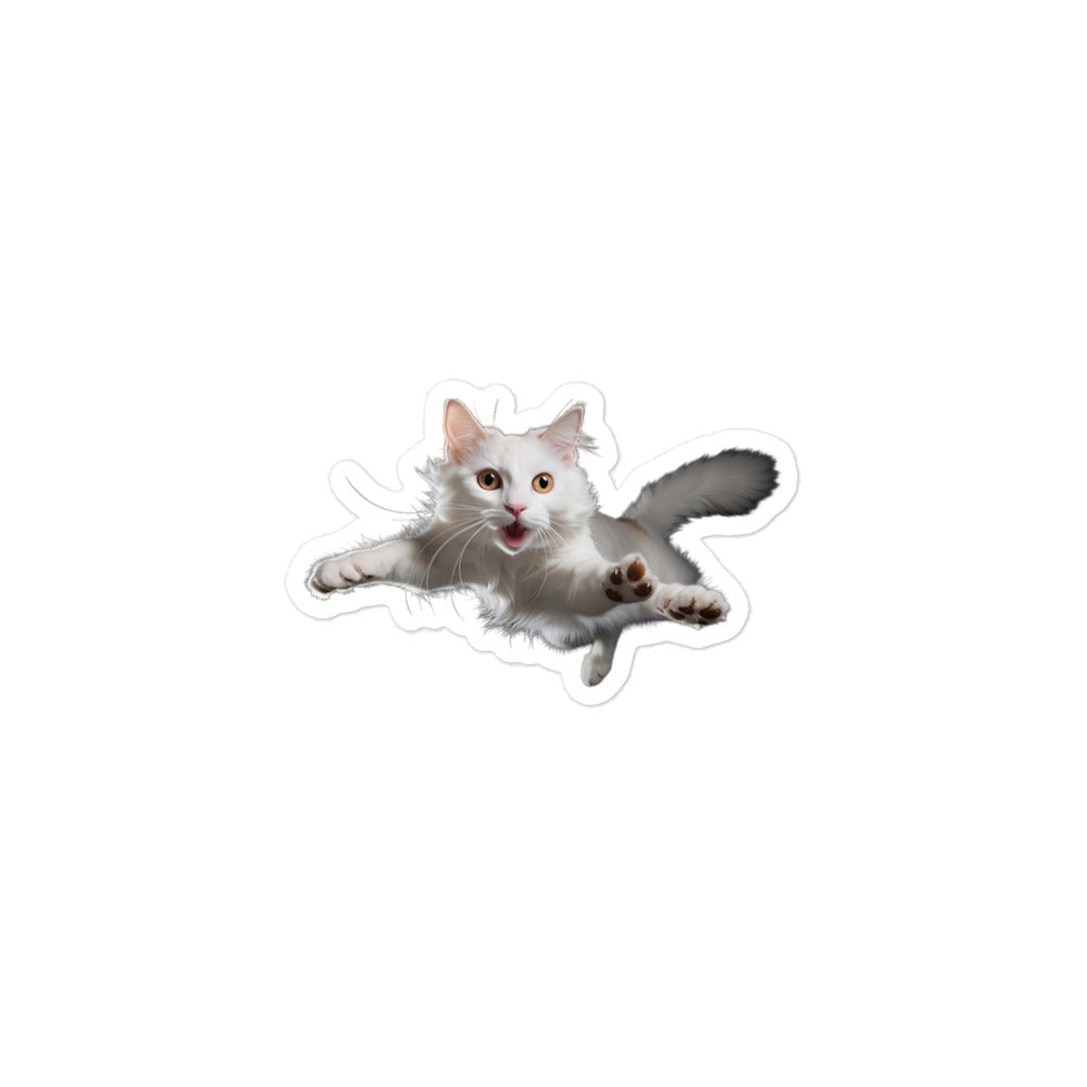 Turkish Van Sticker - Stickerfy.ai