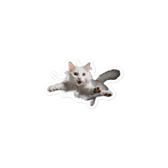 Turkish Van Sticker - Stickerfy.ai