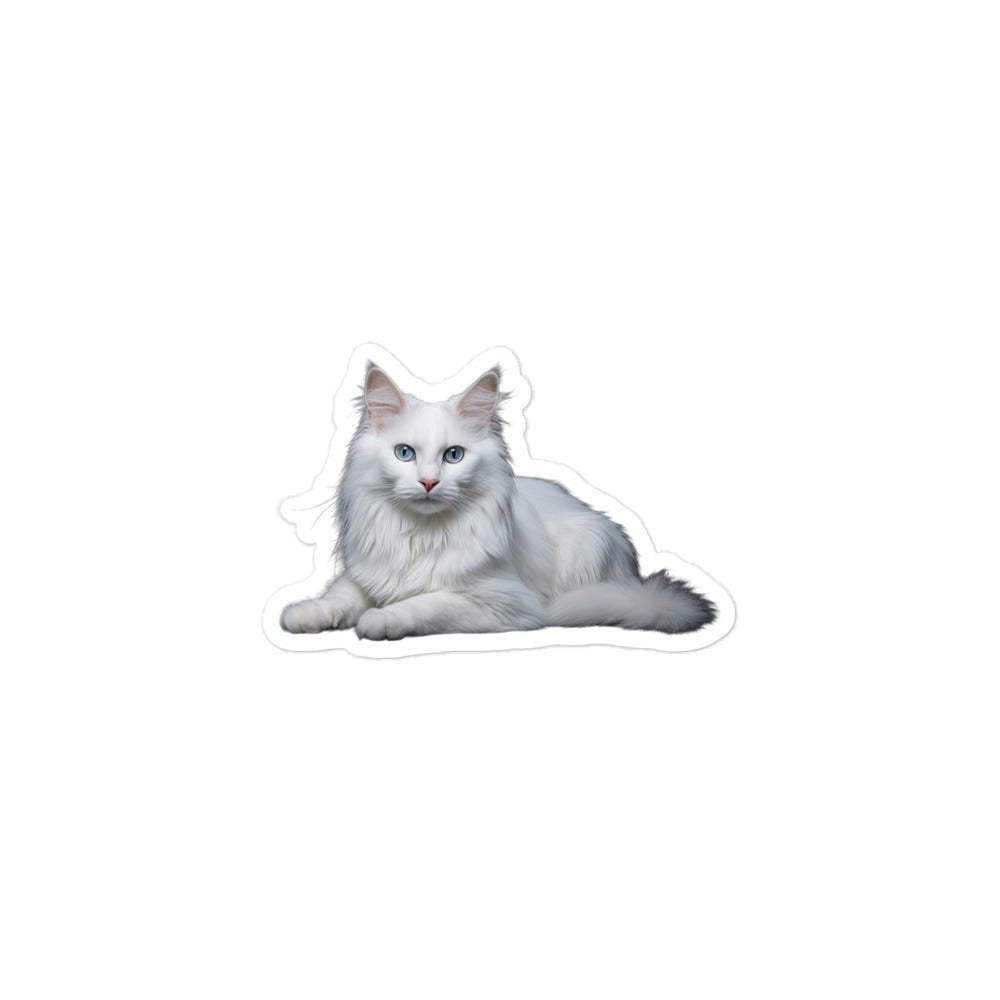 Turkish Angora Sticker - Stickerfy.ai