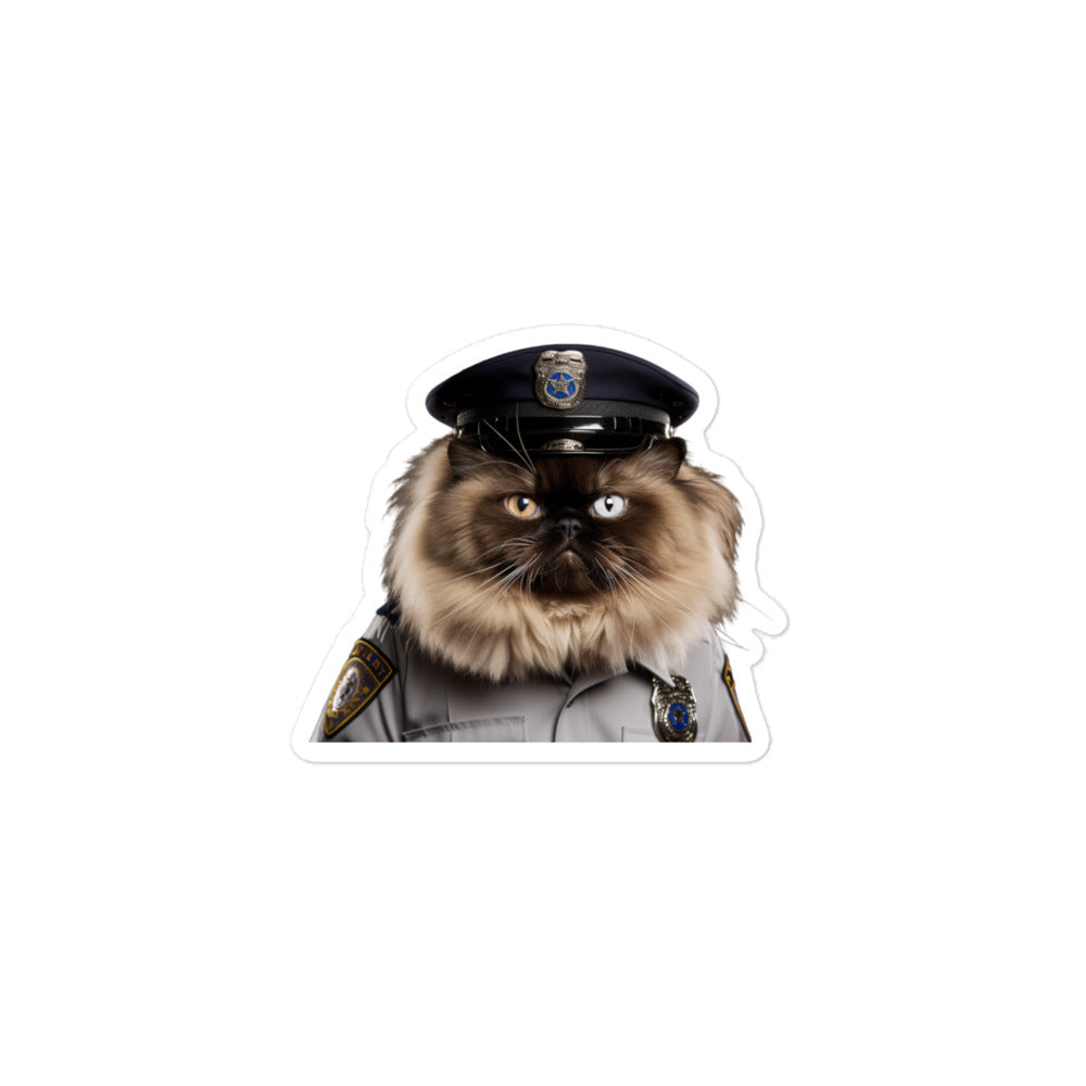 Himalayan Security Officer Sticker - Stickerfy.ai