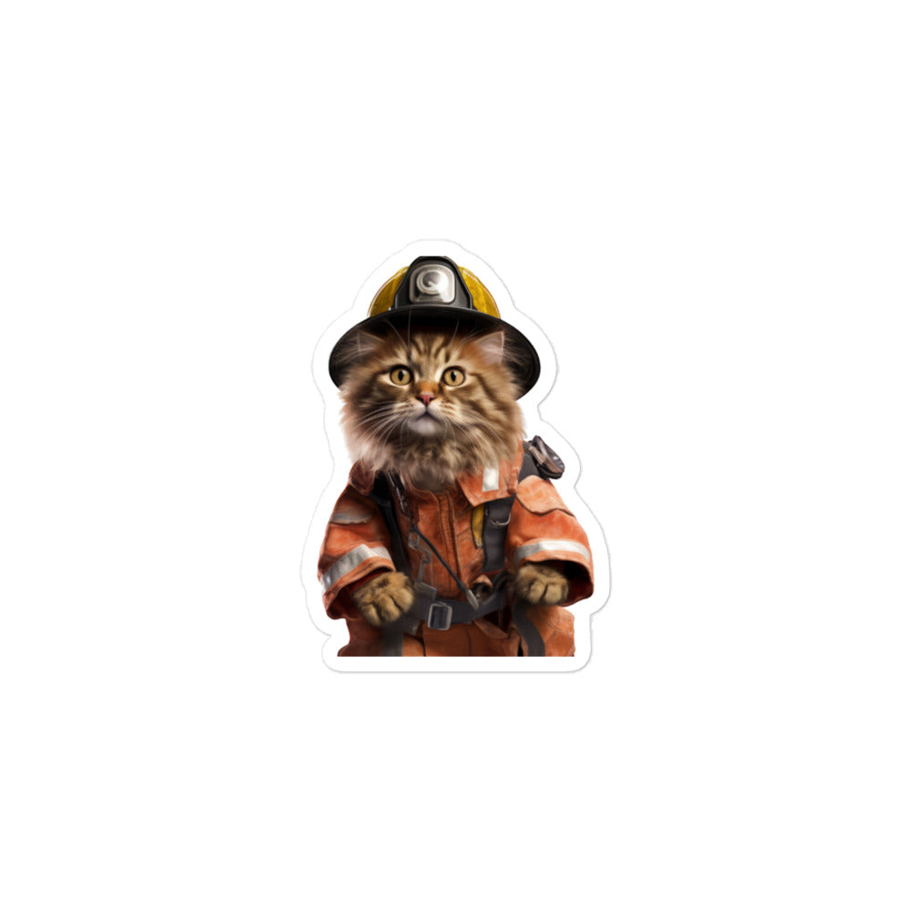 Somali Firefighter Sticker - Stickerfy.ai