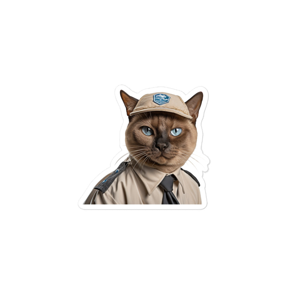 Tonkinese Transit Operator Sticker - Stickerfy.ai