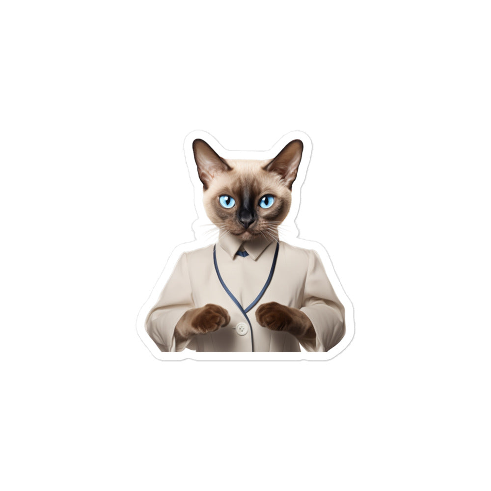 Tonkinese Hotel Staff Sticker - Stickerfy.ai