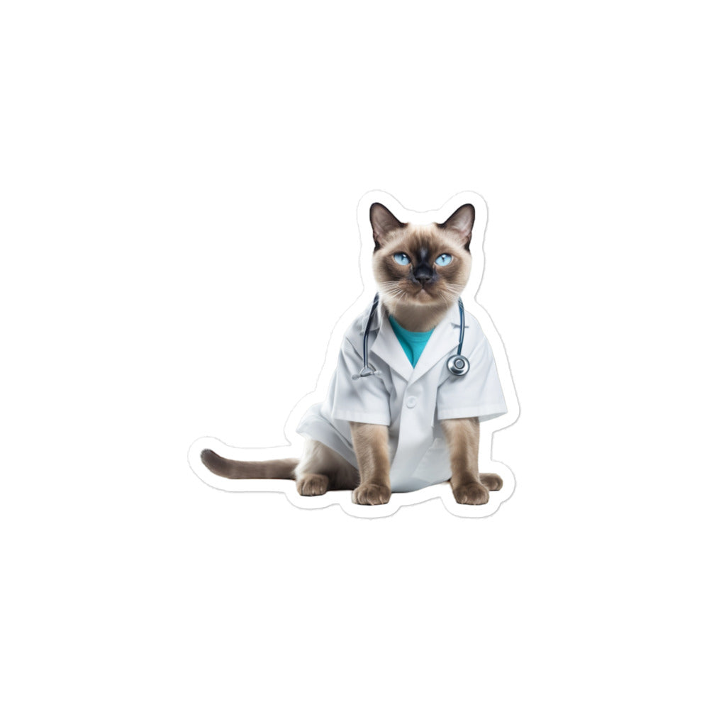 Tonkinese Doctor Sticker - Stickerfy.ai