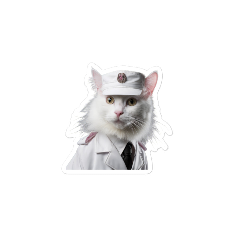 Turkish Van Security Officer Sticker - Stickerfy.ai