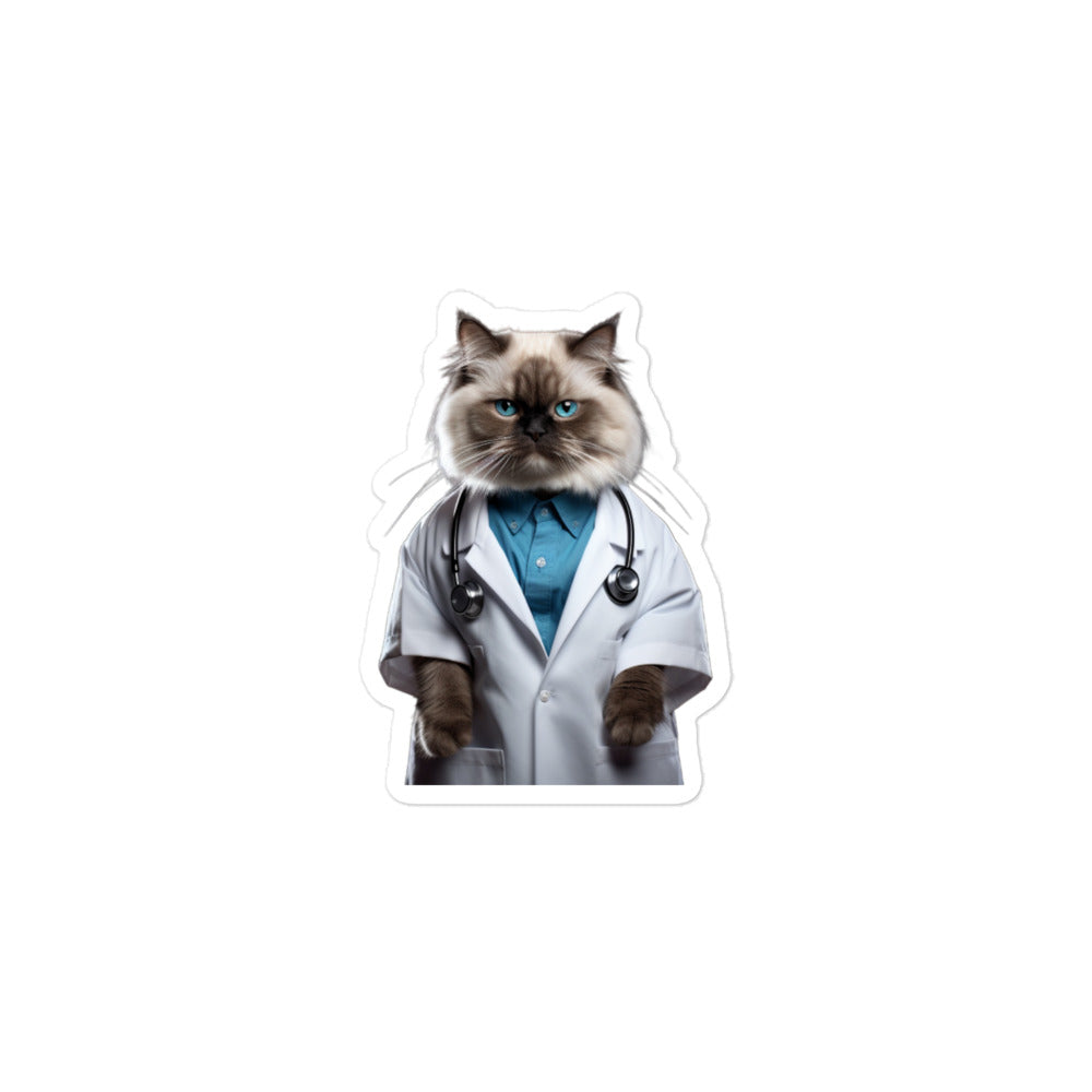 Ragdoll Doctor Sticker - Stickerfy.ai