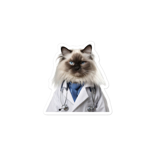 Ragdoll Doctor Sticker - Stickerfy.ai