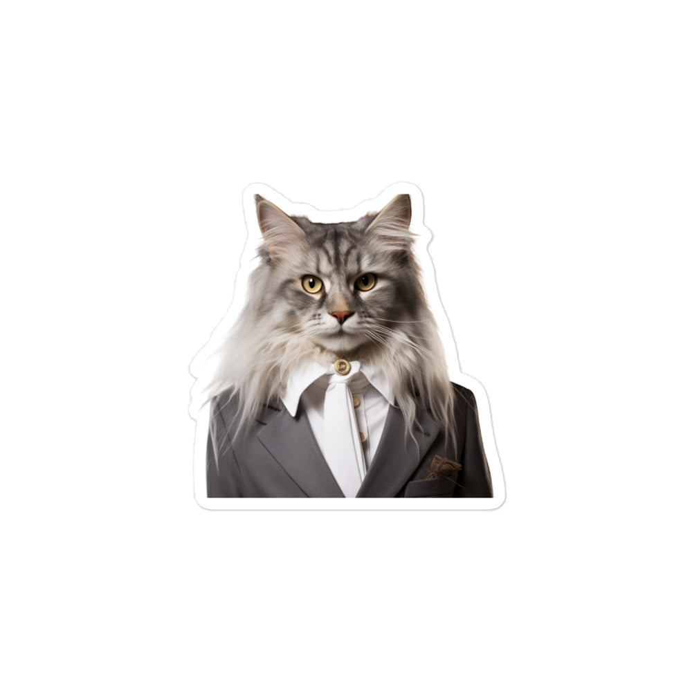 Norwegian Forest Hotel Staff Sticker - Stickerfy.ai