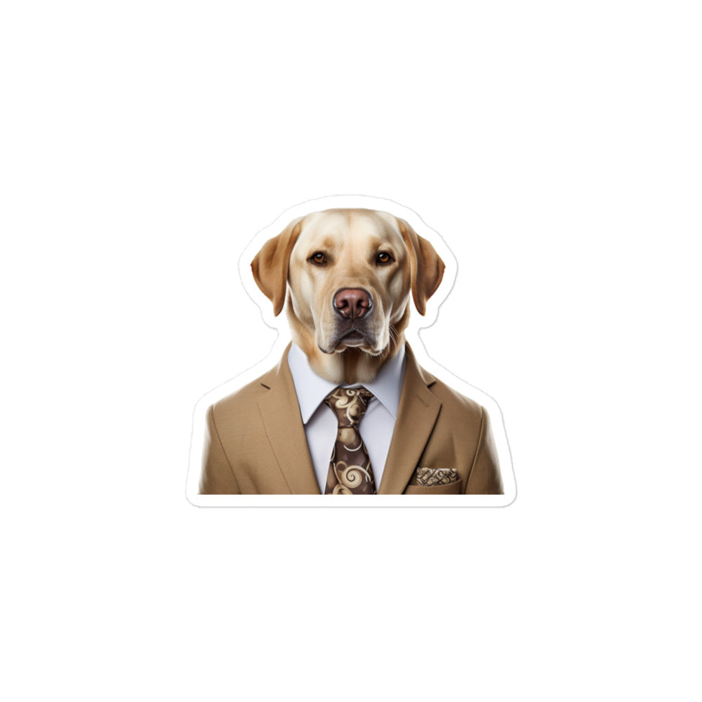 Labrador Retriever Sales Consultant Sticker - Stickerfy.ai