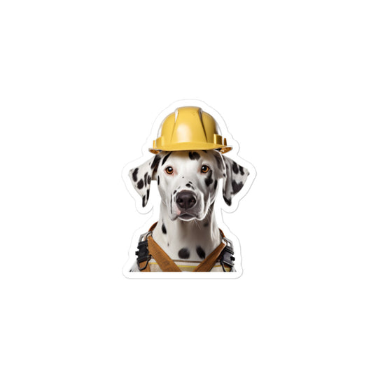 Dalmatian Contractor Sticker - Stickerfy.ai