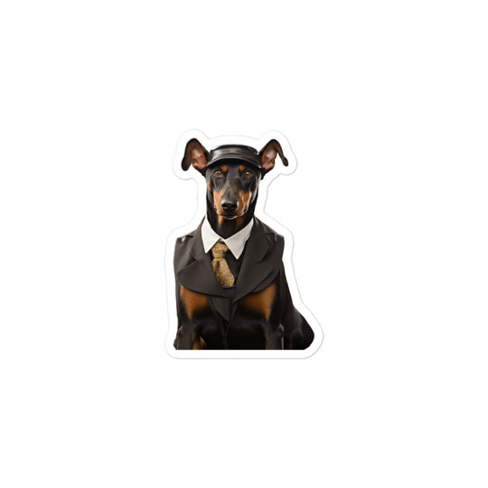 Doberman Transit Operator Sticker - Stickerfy.ai