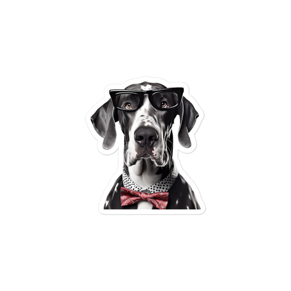 Great Dane Student Sticker - Stickerfy.ai