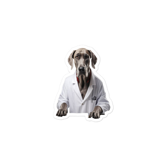 Great Dane Pharmacist Sticker - Stickerfy.ai