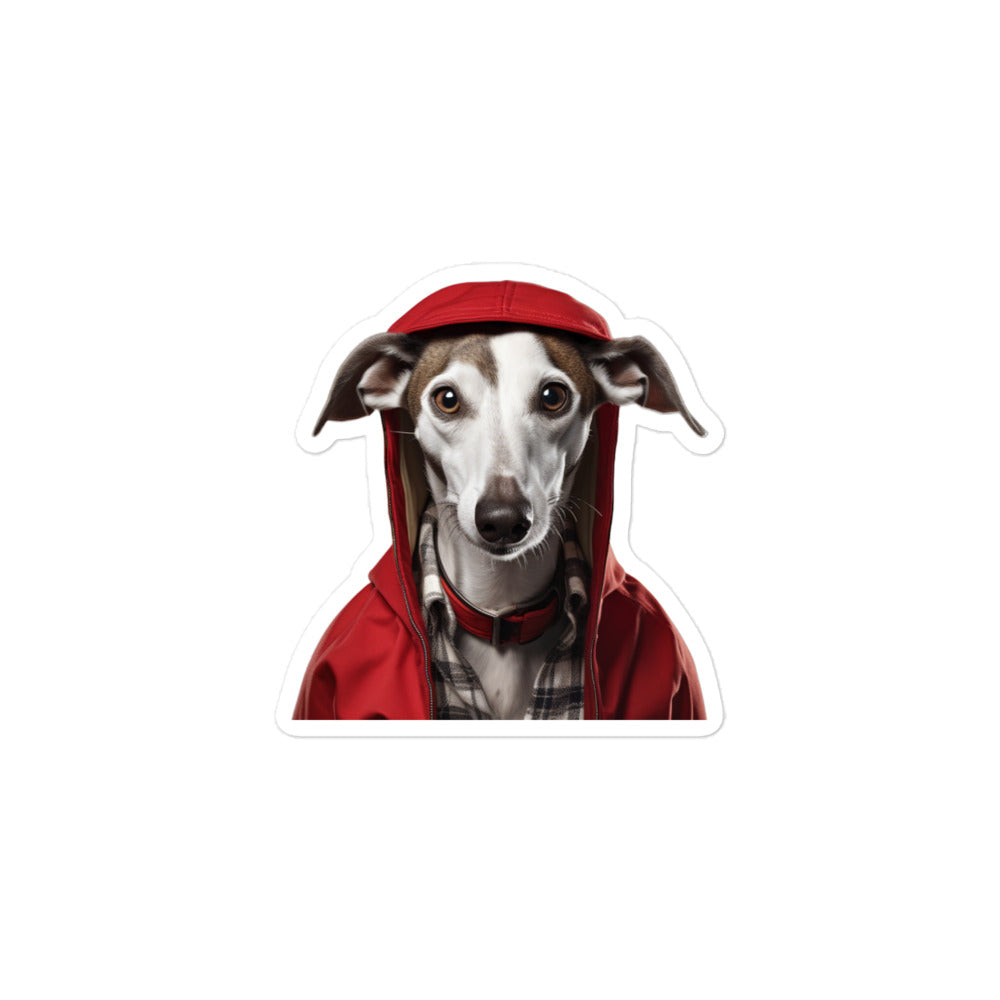 Whippet Student Sticker - Stickerfy.ai