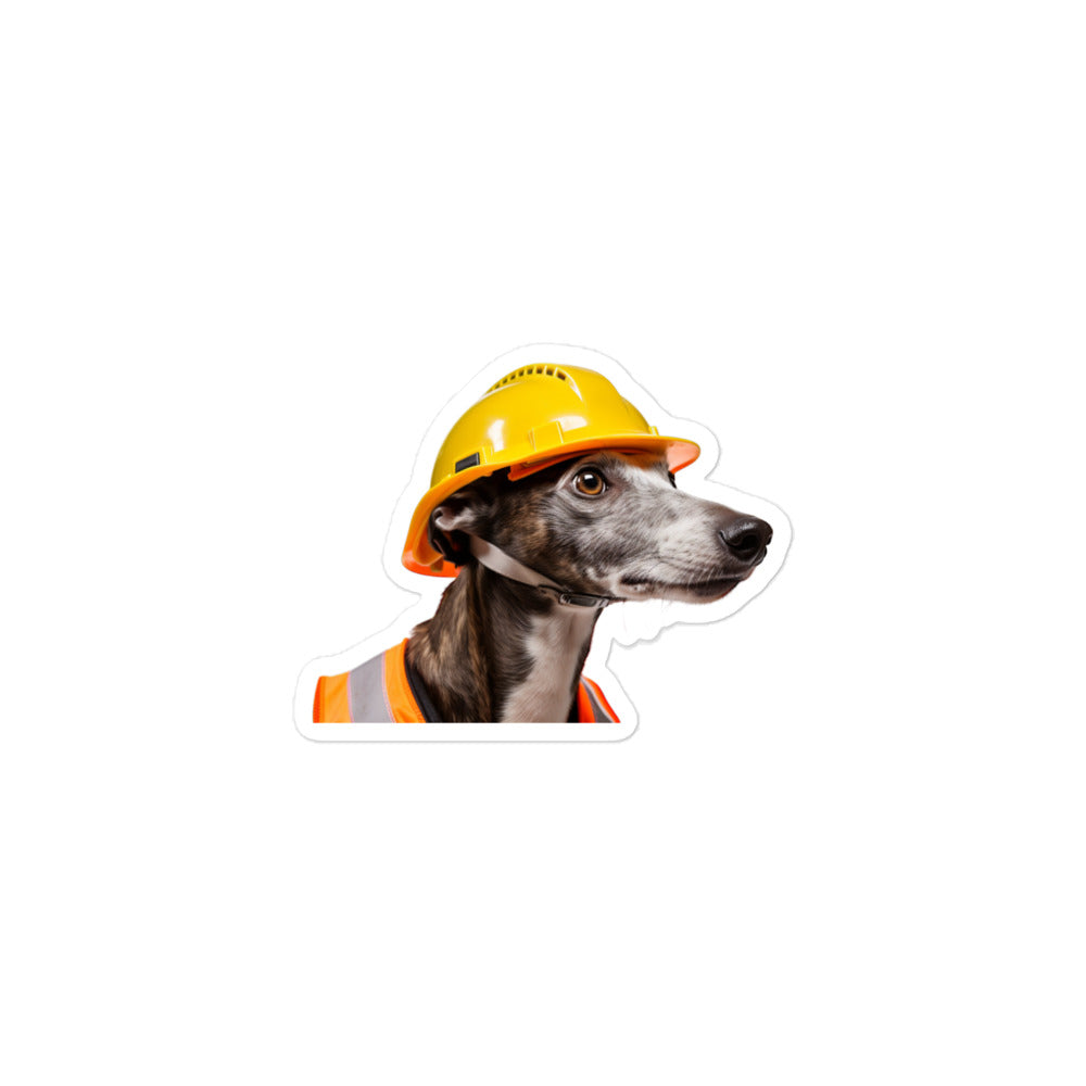 Whippet Contractor Sticker - Stickerfy.ai