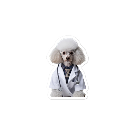 Poodle Doctor Sticker - Stickerfy.ai