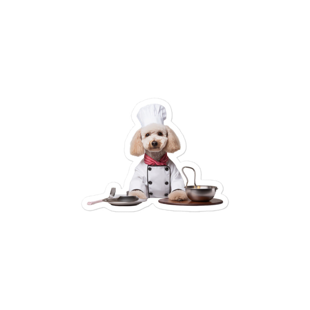 Poodle Chef Sticker - Stickerfy.ai