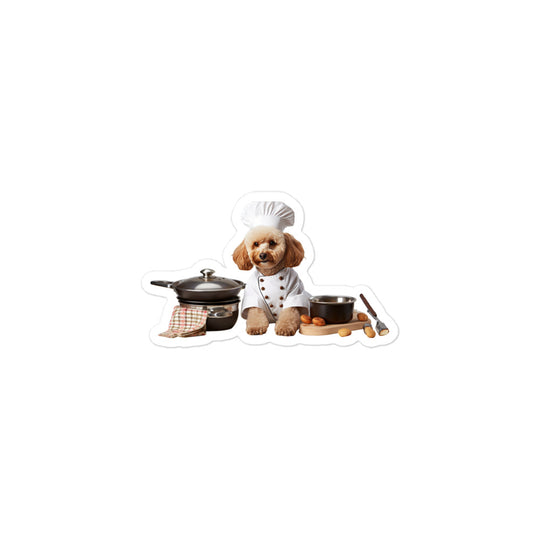 Poodle Chef Sticker - Stickerfy.ai