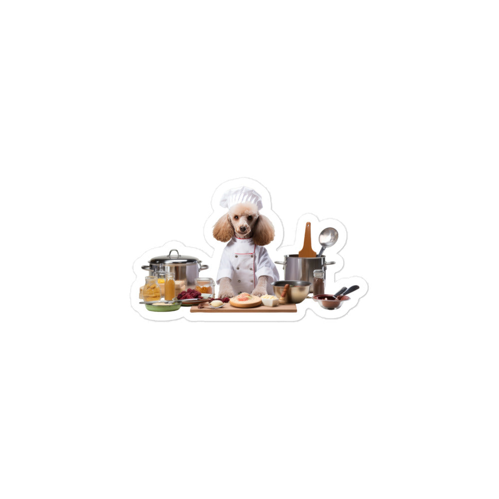 Poodle Chef Sticker - Stickerfy.ai