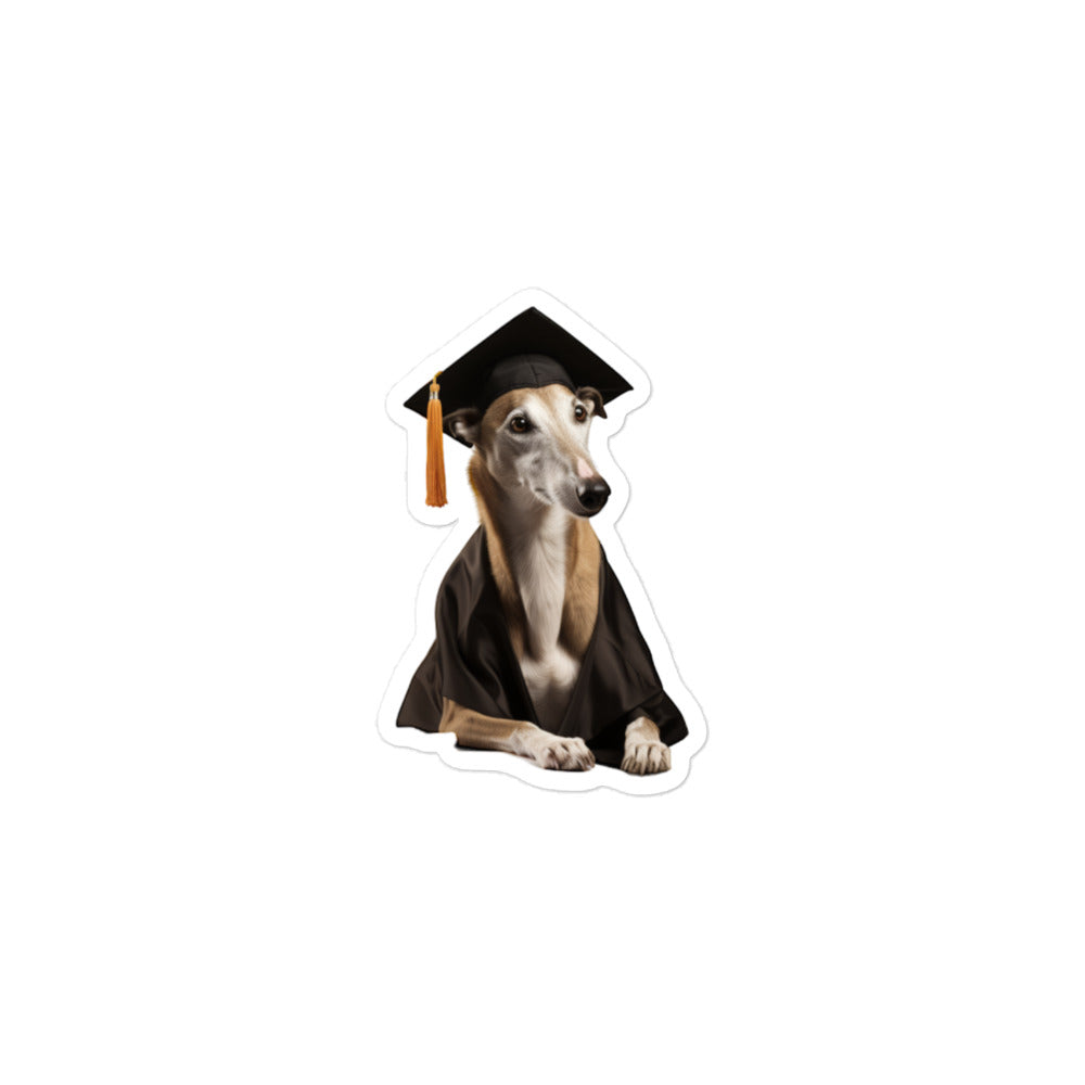 Greyhound Student Sticker - Stickerfy.ai