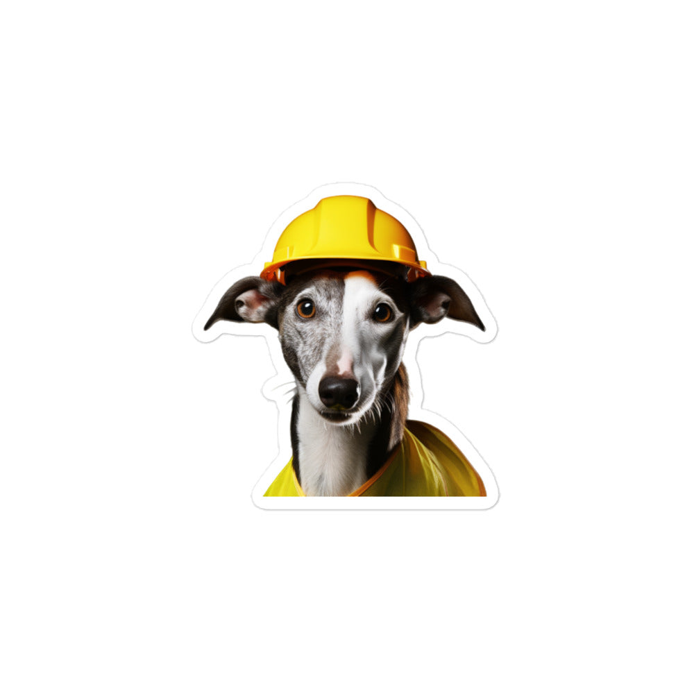 Greyhound Contractor Sticker - Stickerfy.ai