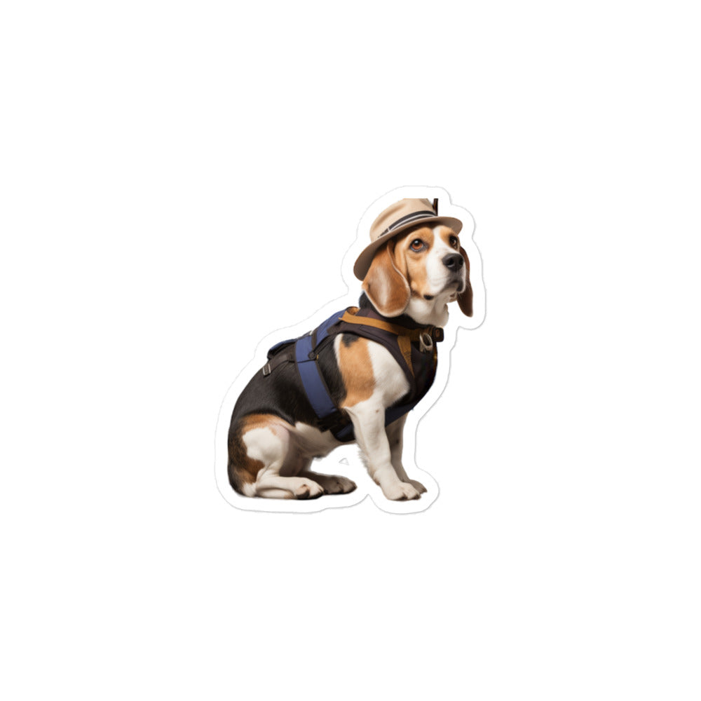 Beagle Transit Operator Sticker - Stickerfy.ai