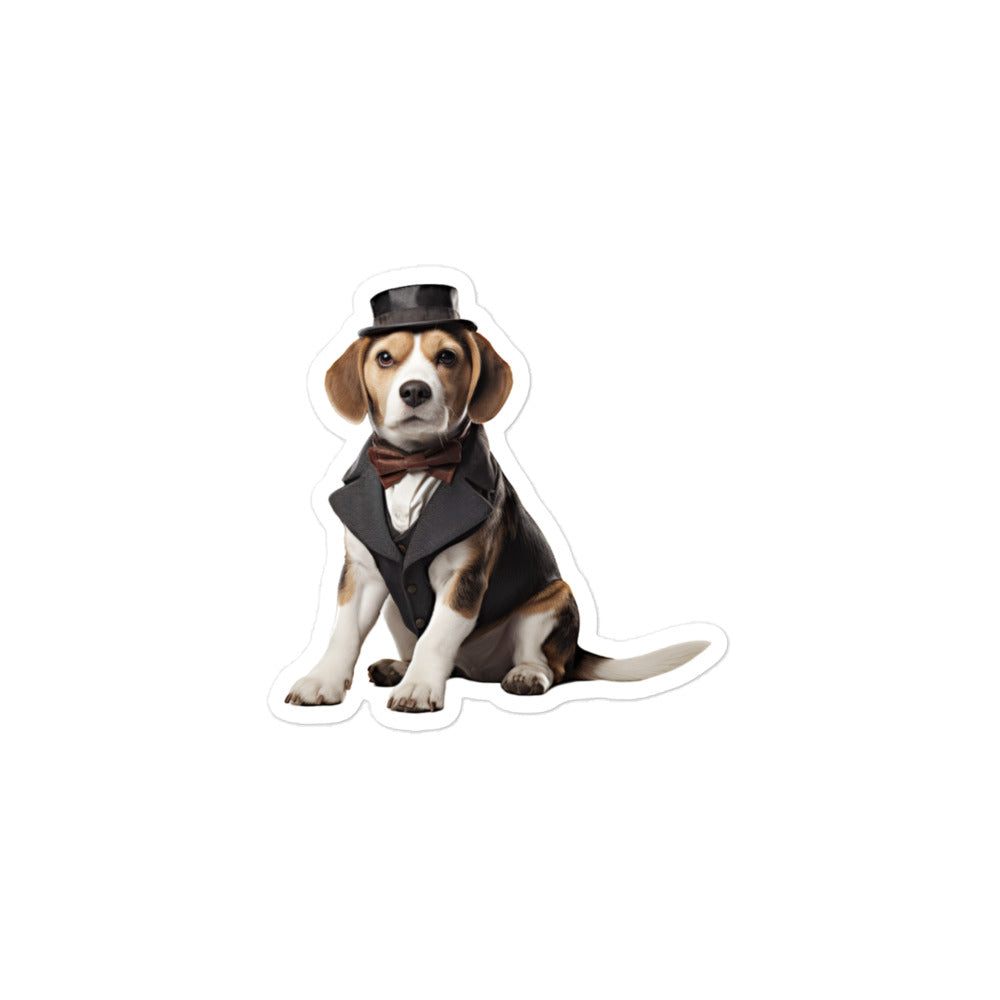 Beagle Transit Operator Sticker - Stickerfy.ai