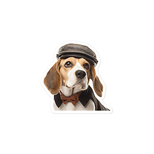 Beagle Transit Operator Sticker - Stickerfy.ai