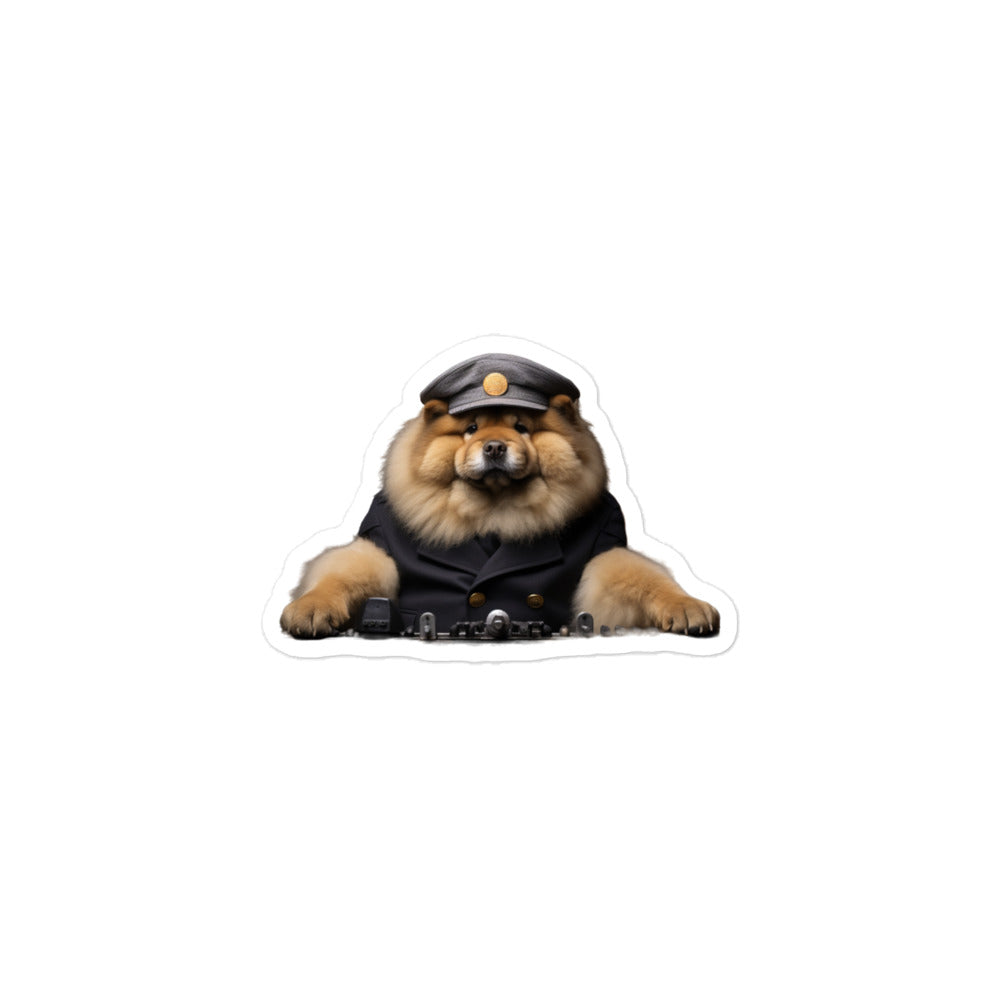 Chow Chow Transit Operator Sticker - Stickerfy.ai