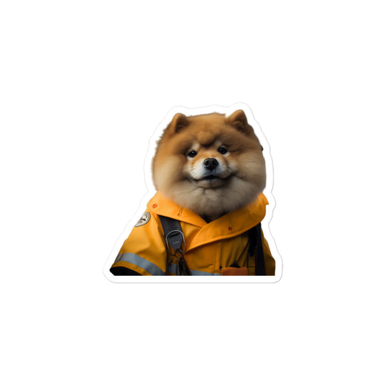 Chow Chow Transit Operator Sticker - Stickerfy.ai