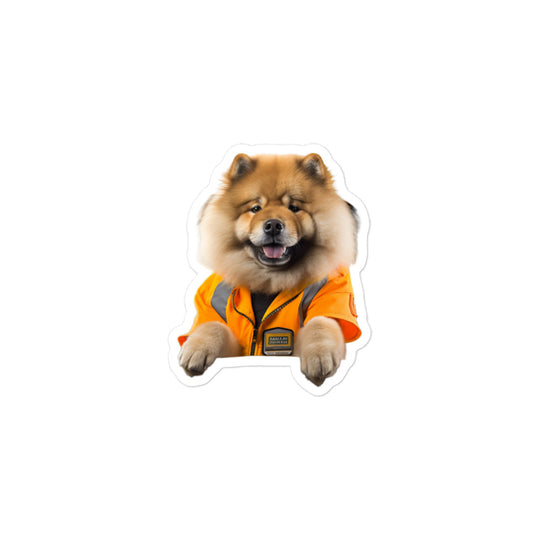 Chow Chow Transit Operator Sticker - Stickerfy.ai