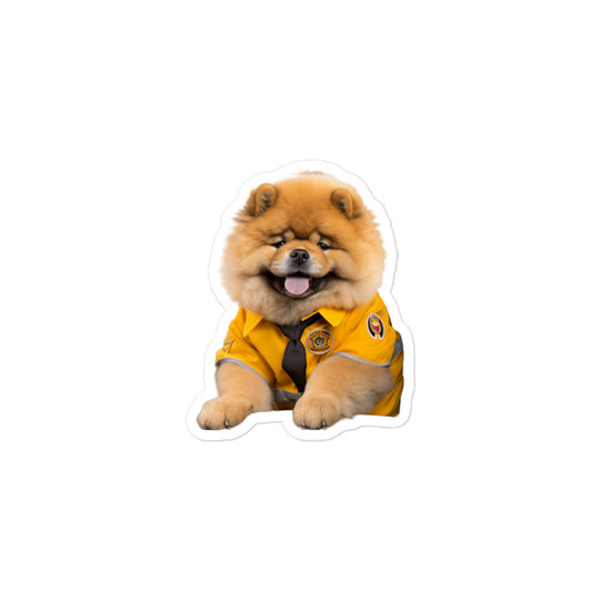 Chow Chow Transit Operator Sticker - Stickerfy.ai